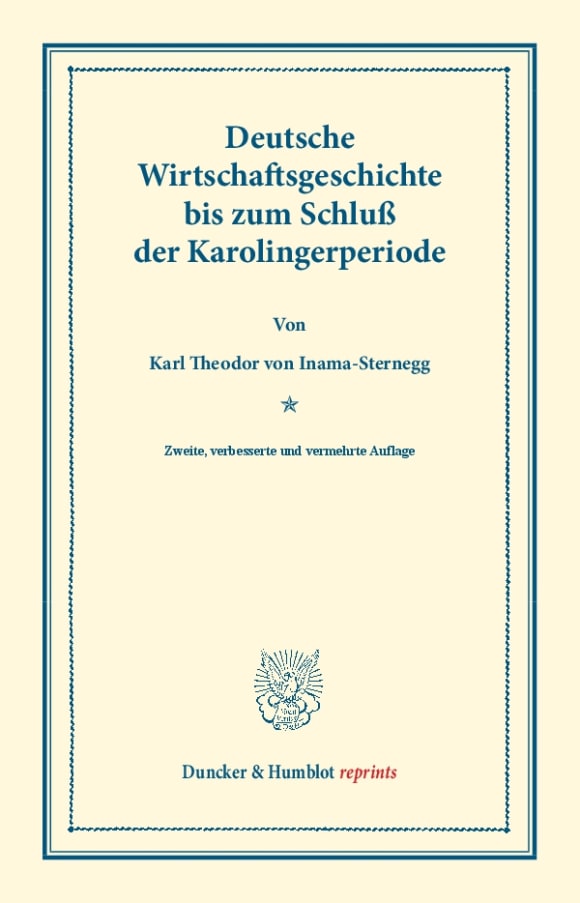 Cover Deutsche Wirtschaftsgeschichte