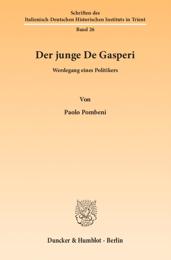 Cover Der junge De Gasperi