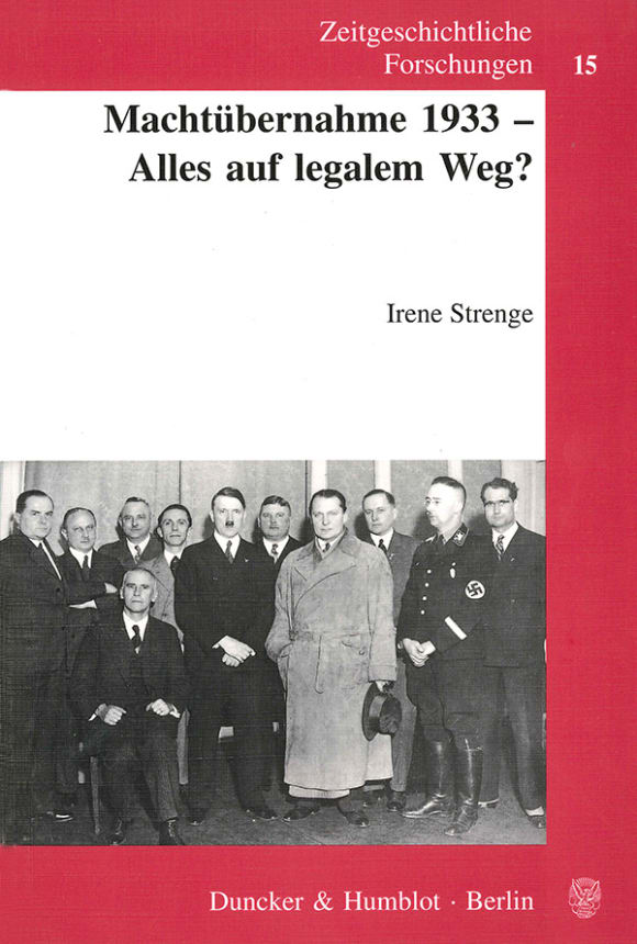 Cover Machtübernahme 1933 - Alles auf legalem Weg?