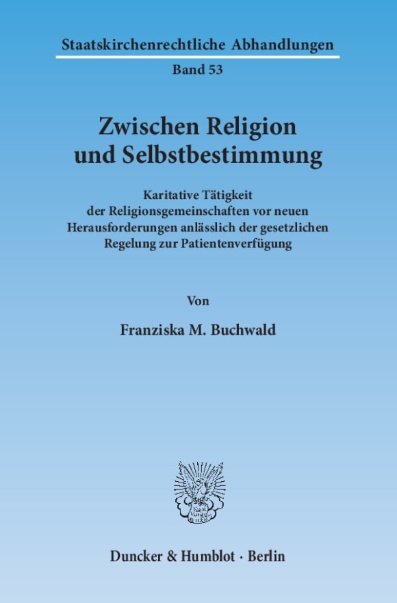 Cover Zwischen Religion und Selbstbestimmung