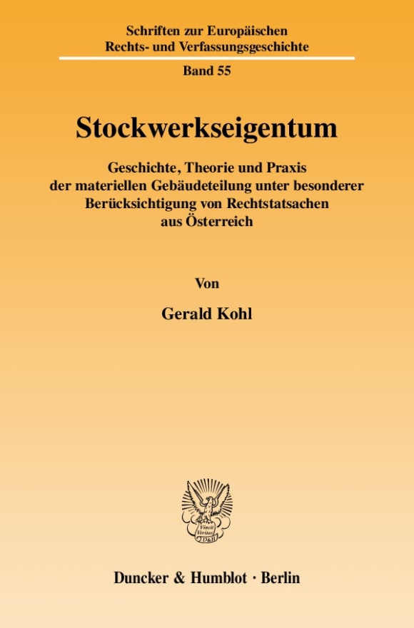 Cover Stockwerkseigentum