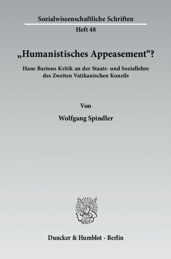 Cover »Humanistisches Appeasement«?