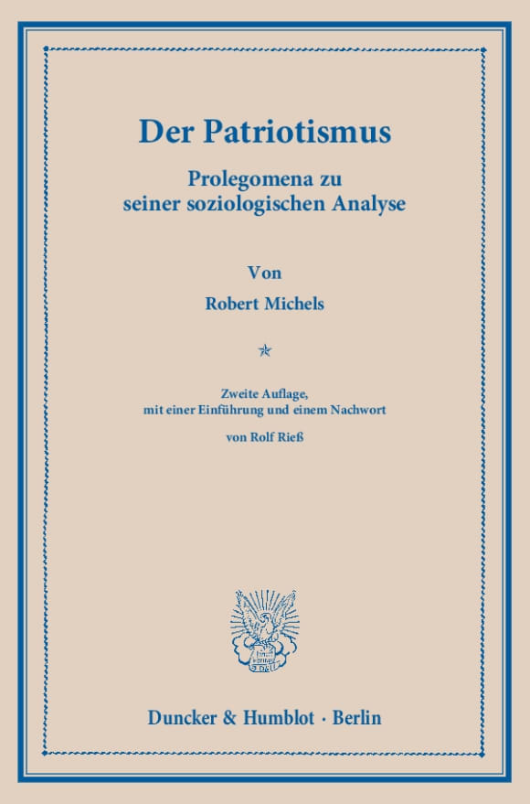 Cover Der Patriotismus