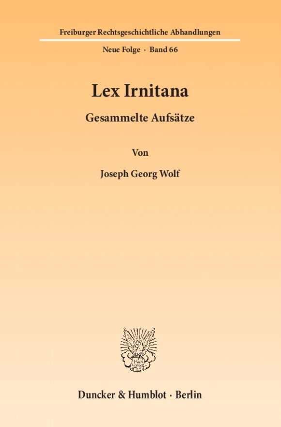 Cover Lex Irnitana