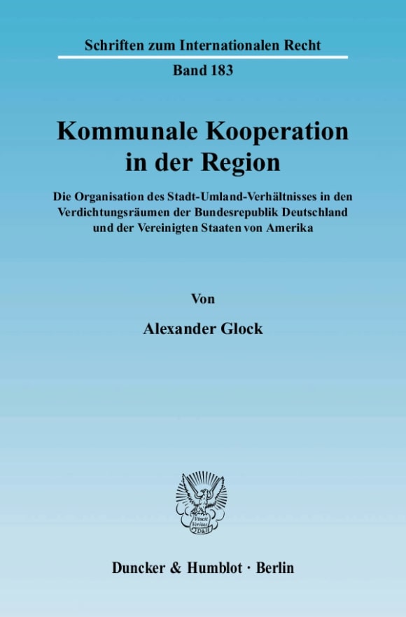 Cover Kommunale Kooperation in der Region