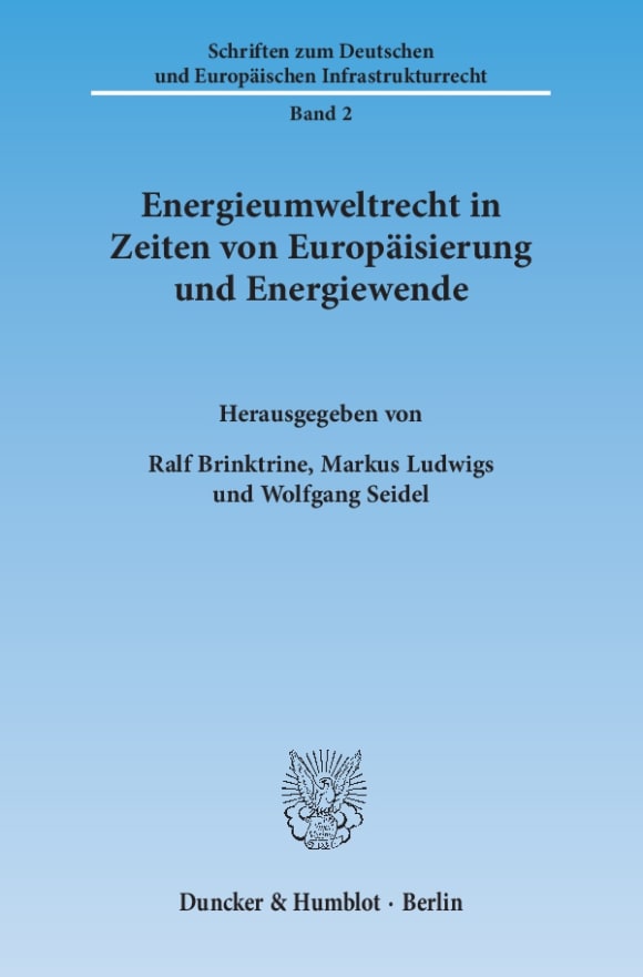 Cover Energieumweltrecht in Zeiten von Europäisierung und Energiewende