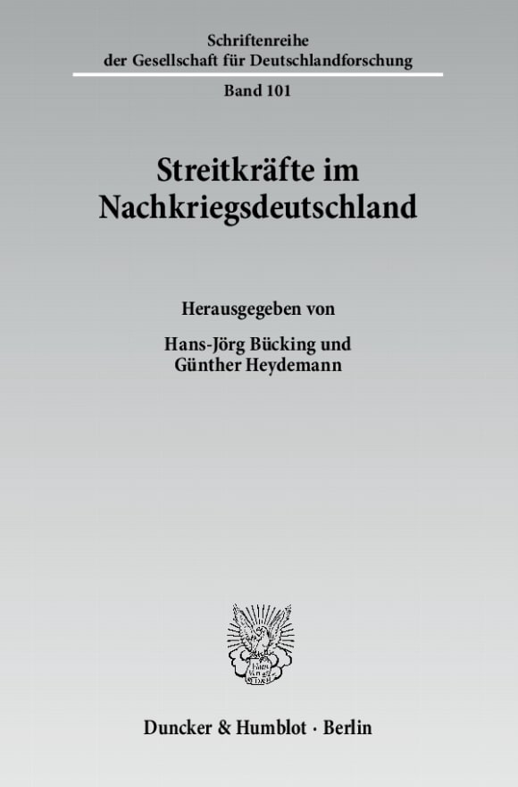 Cover Streitkräfte im Nachkriegsdeutschland