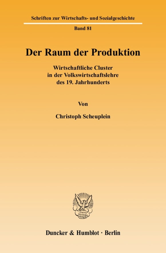 Cover Der Raum der Produktion