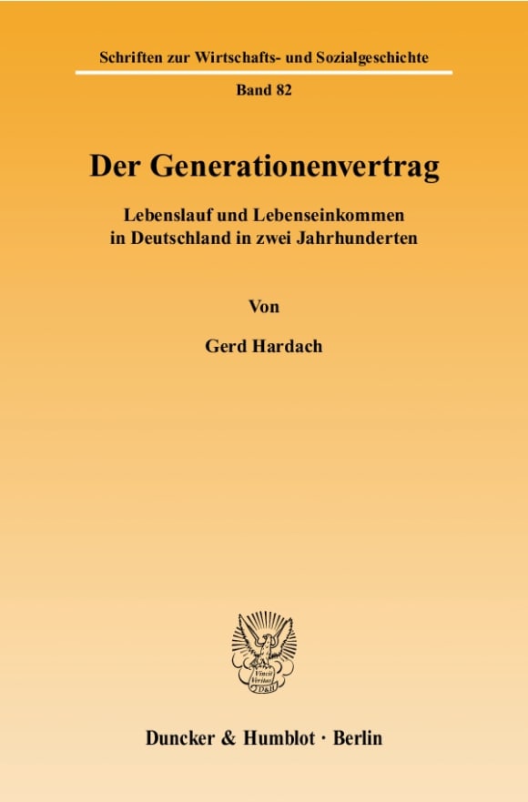 Cover Der Generationenvertrag