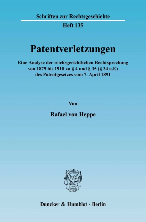 Cover Patentverletzungen