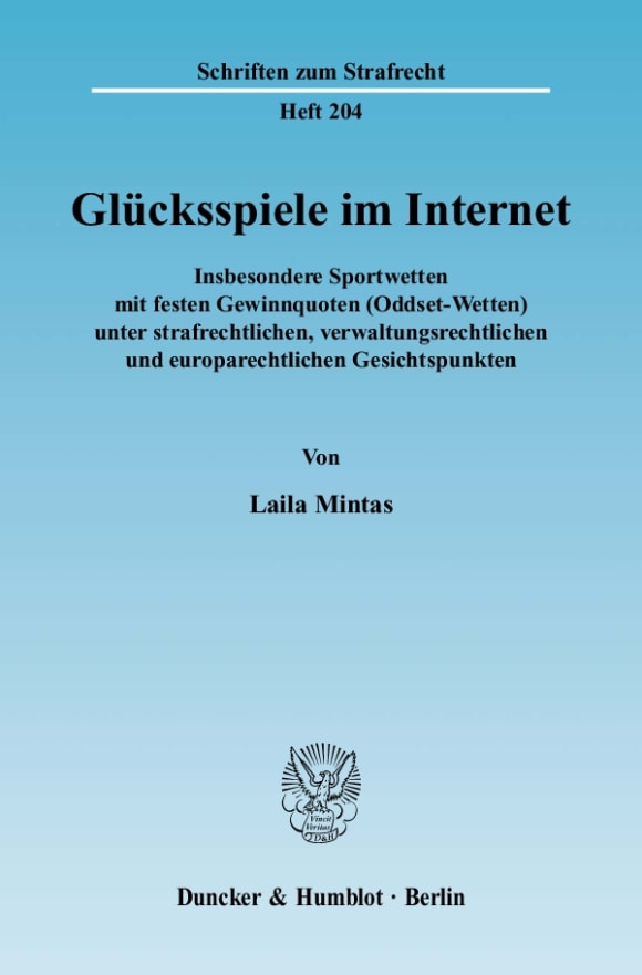 Cover Glücksspiele im Internet