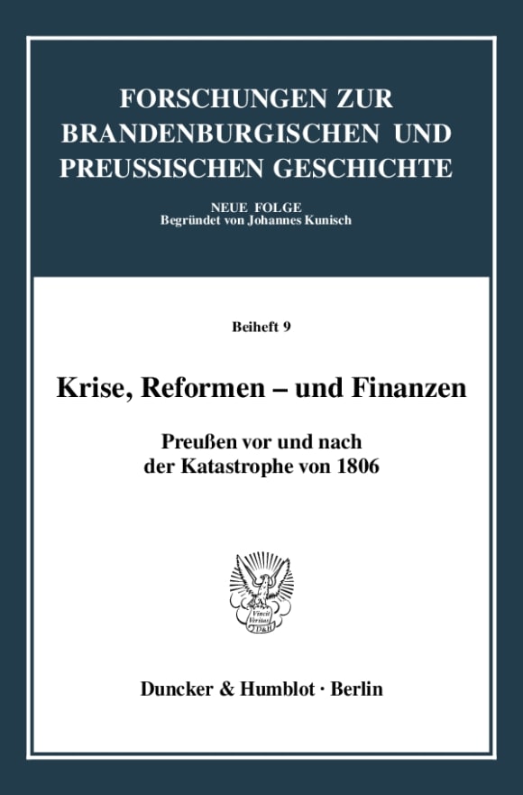 Cover Krise, Reformen - und Finanzen