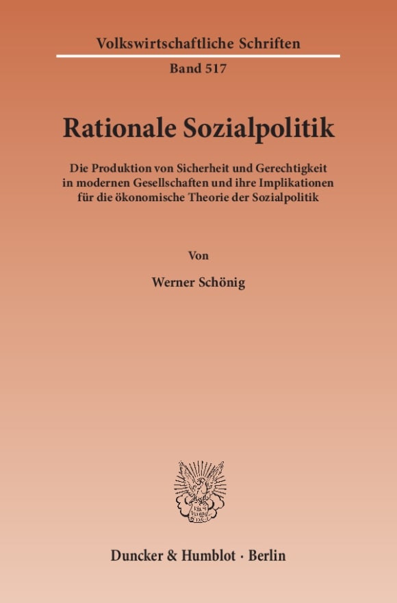 Cover Rationale Sozialpolitik