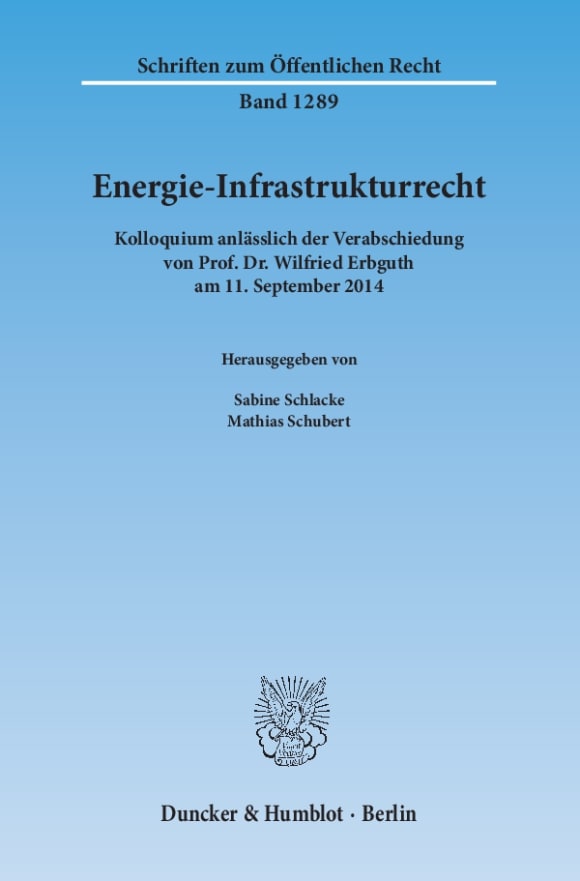 Cover Energie-Infrastrukturrecht