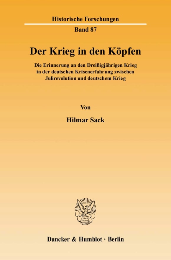 Cover Der Krieg in den Köpfen