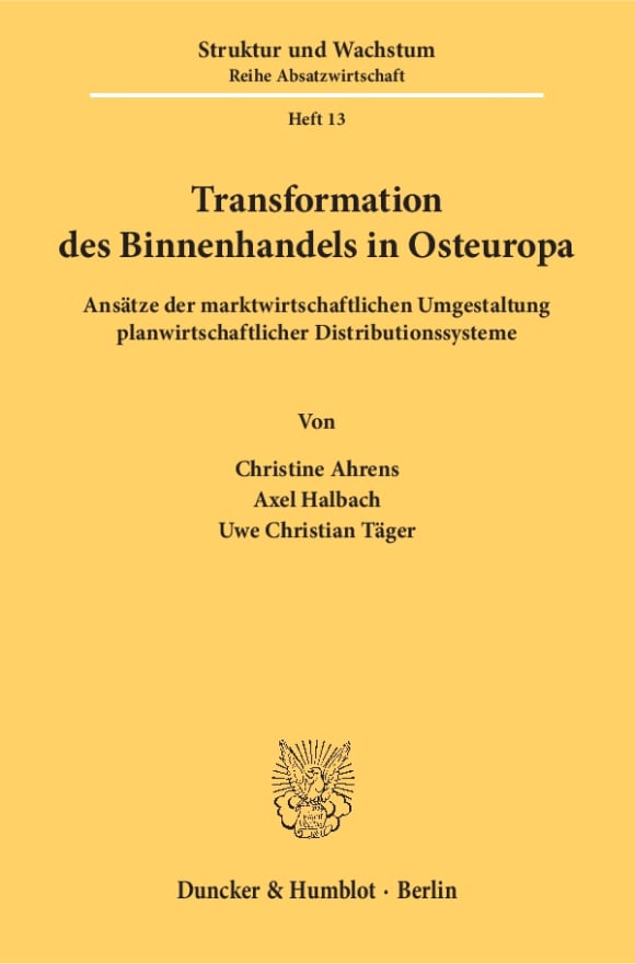 Cover Transformation des Binnenhandels in Osteuropa