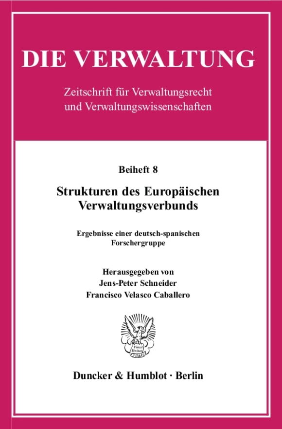 Cover Strukturen des Europäischen Verwaltungsverbunds