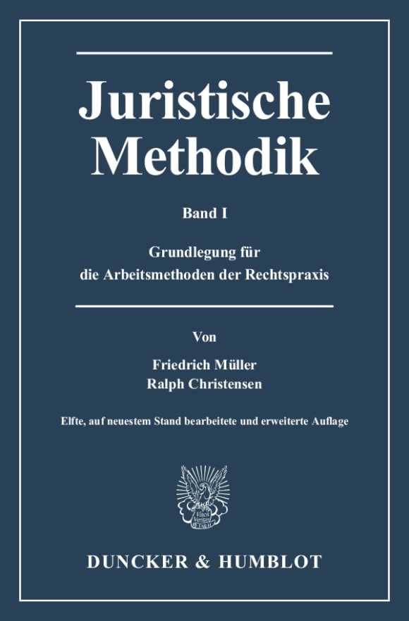 Cover Juristische Methodik