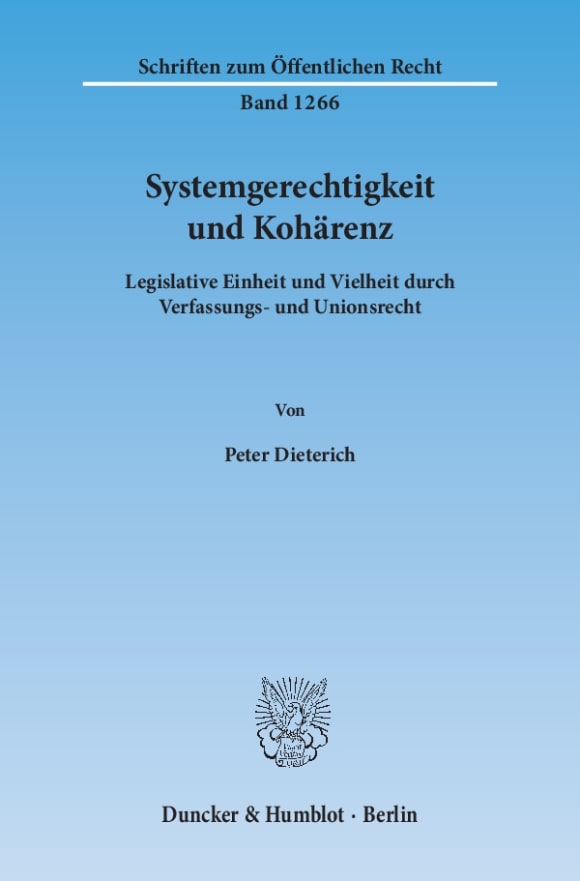 Cover Systemgerechtigkeit und Kohärenz