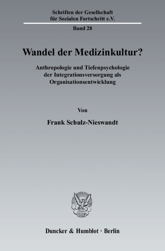 Cover Wandel der Medizinkultur?