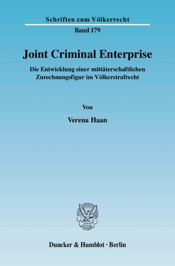 Cover Joint Criminal Enterprise