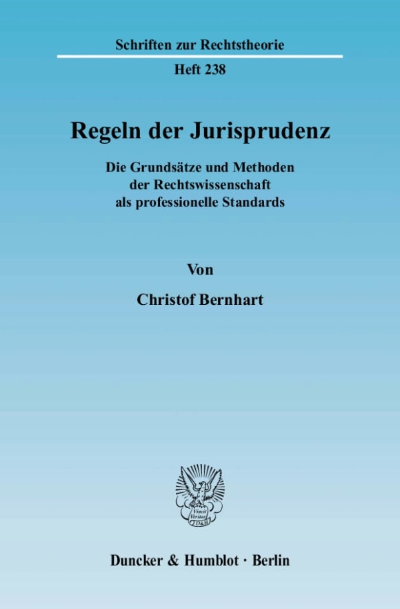 Cover Regeln der Jurisprudenz