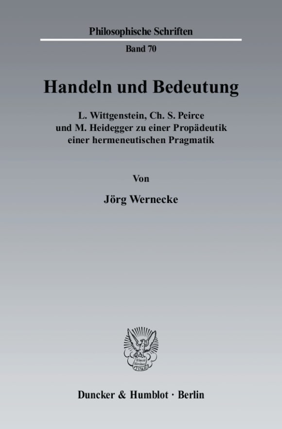 Cover Handeln und Bedeutung