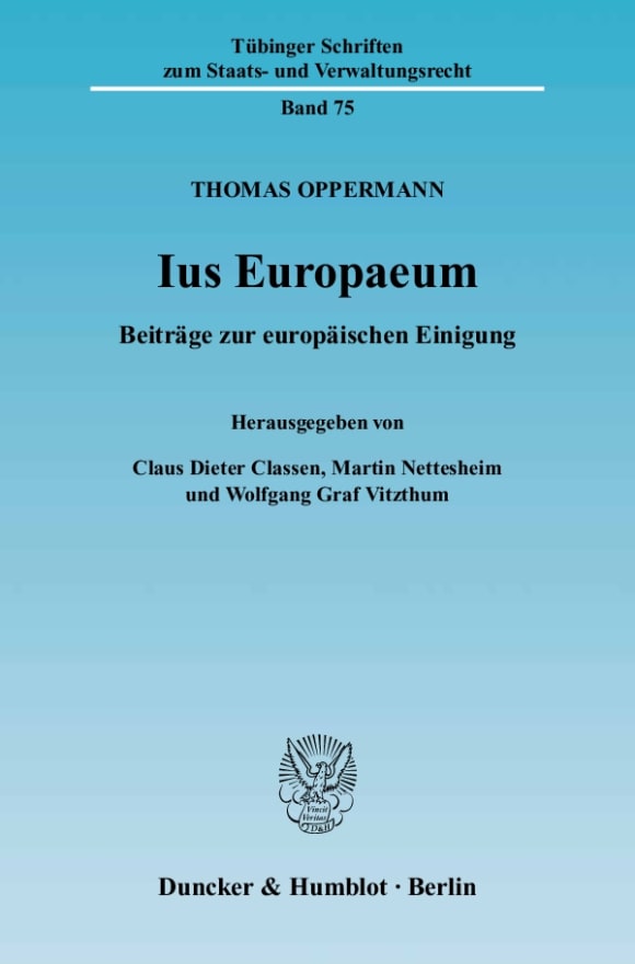 Cover Ius Europaeum