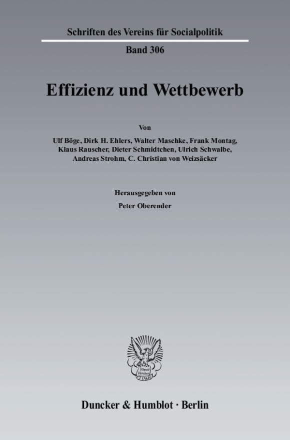 Cover Effizienz und Wettbewerb