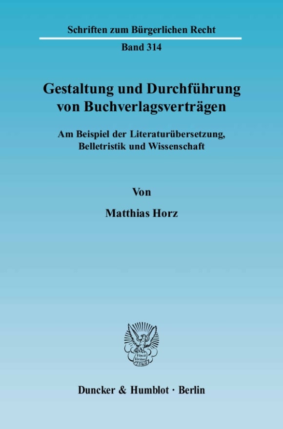 Cover Gestaltung und Durchführung von Buchverlagsverträgen