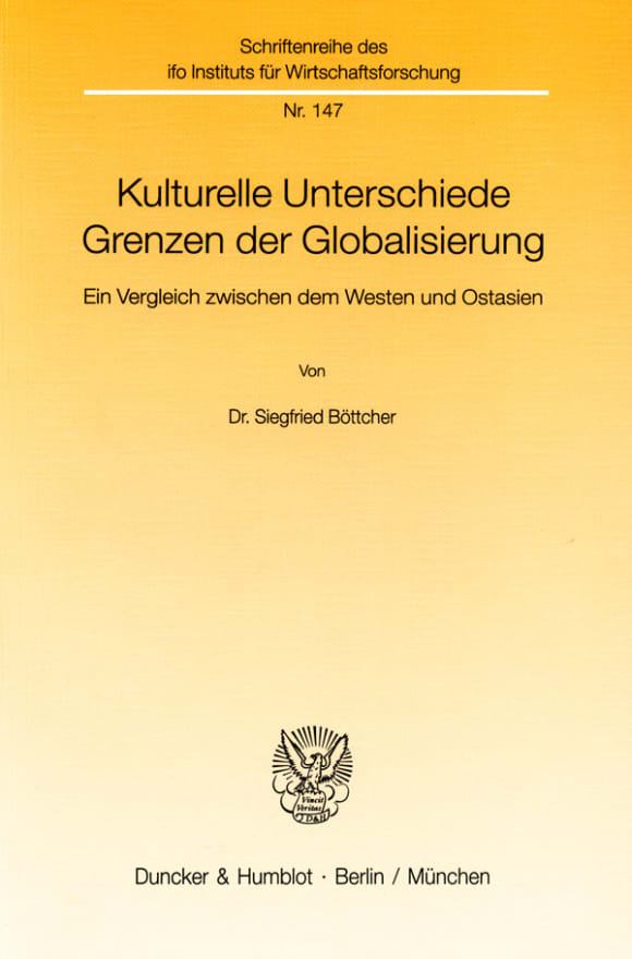 Cover Kulturelle Unterschiede - Grenzen der Globalisierung