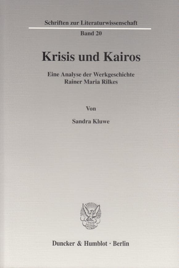 Cover Krisis und Kairos