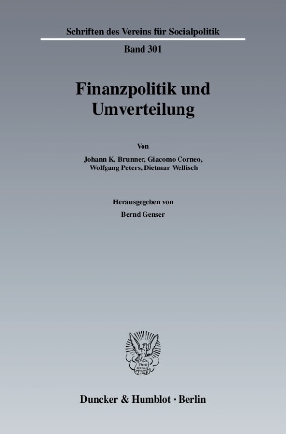 Cover Finanzpolitik und Umverteilung