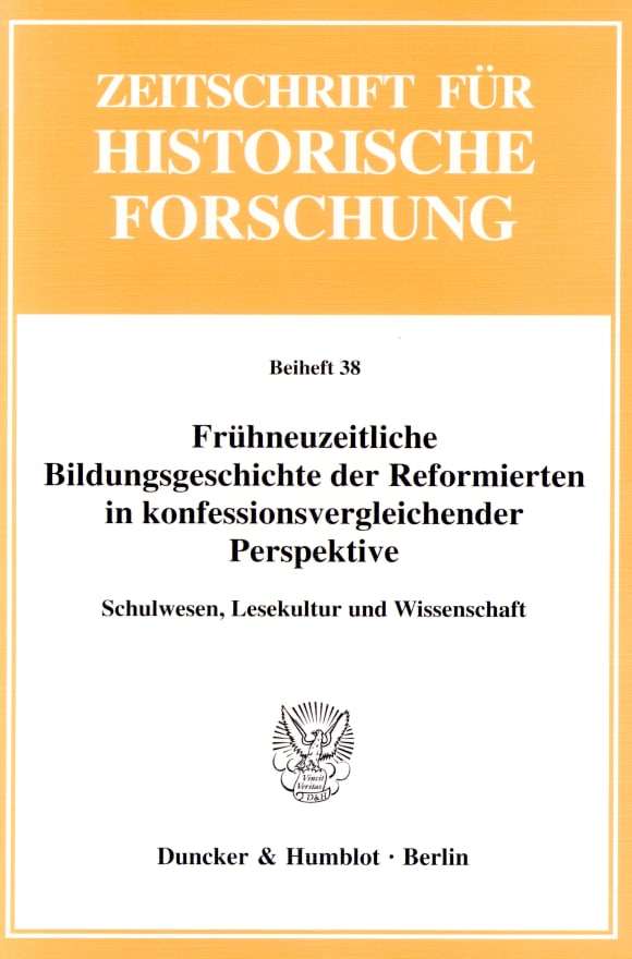 Zeitschrift für Historische Forschung. Beihefte (BH ZHF