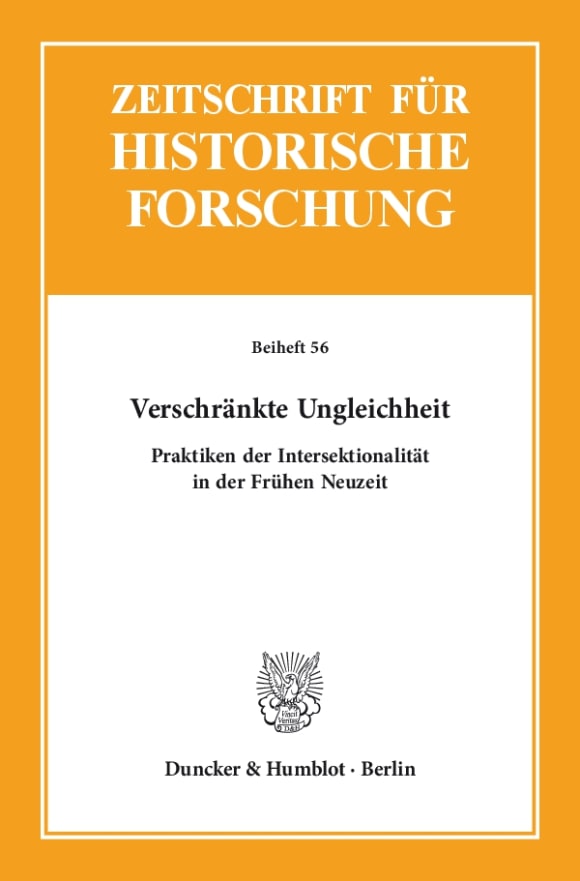 Cover Verschränkte Ungleichheit