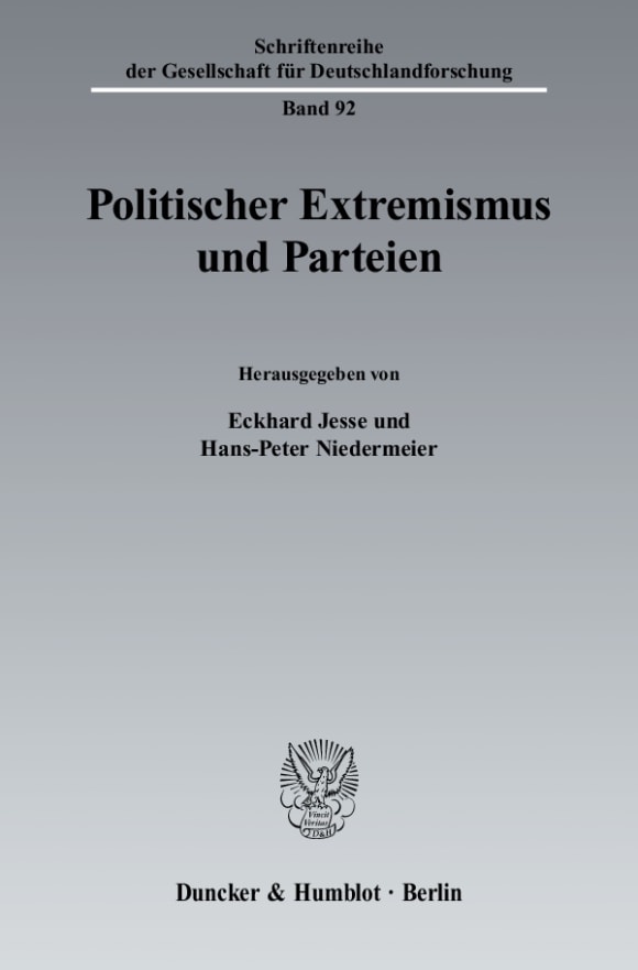 Cover Politischer Extremismus und Parteien