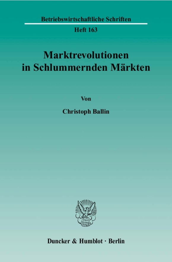 Cover Marktrevolutionen in Schlummernden Märkten