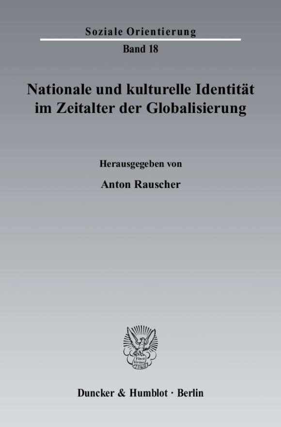 Cover Nationale und kulturelle Identität im Zeitalter der Globalisierung