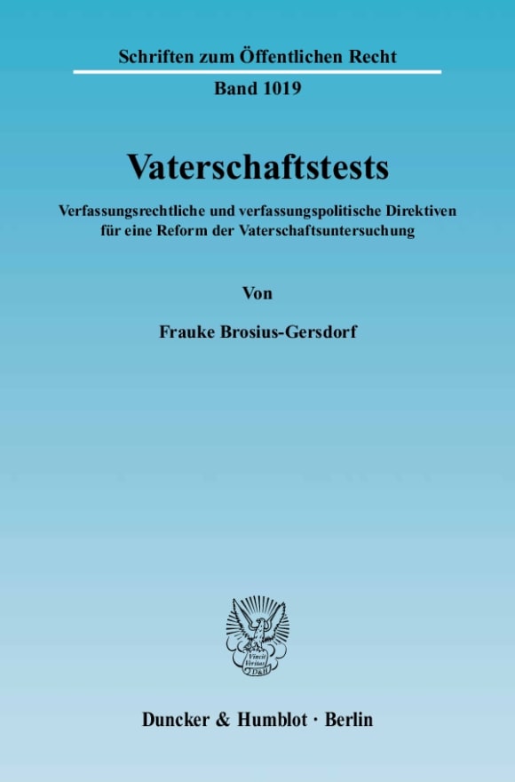 Cover Vaterschaftstests