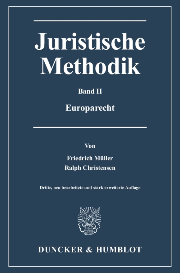 Cover Juristische Methodik