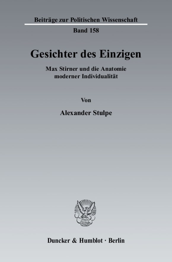 Cover Gesichter des Einzigen