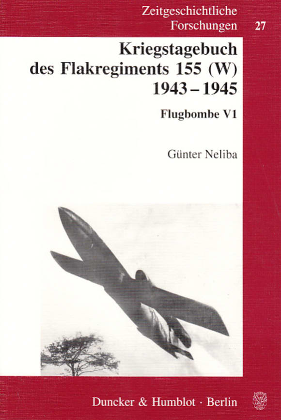 Cover Kriegstagebuch des Flakregiments 155 (W) 1943 - 1945