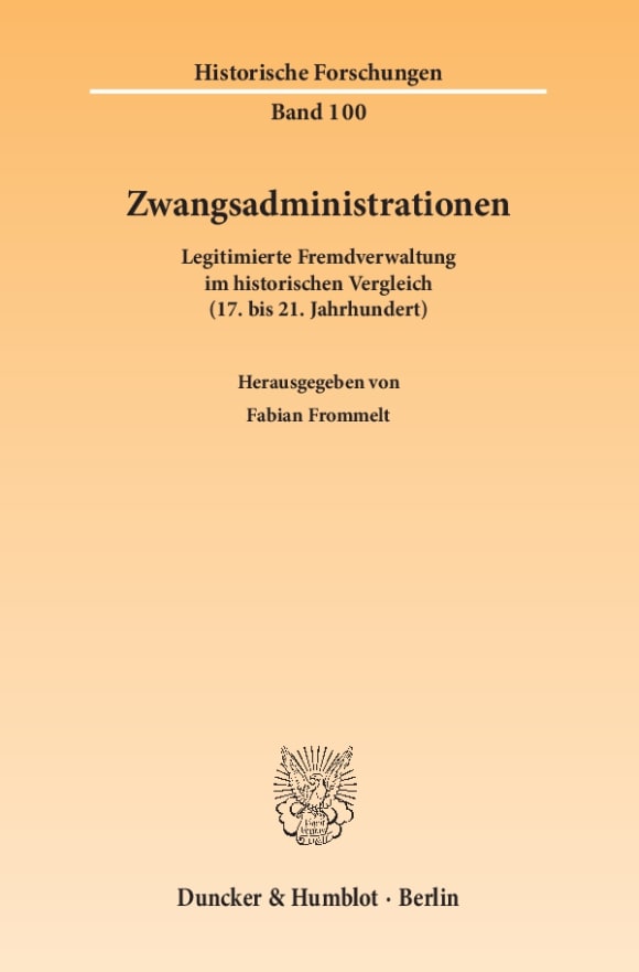 Cover Zwangsadministrationen