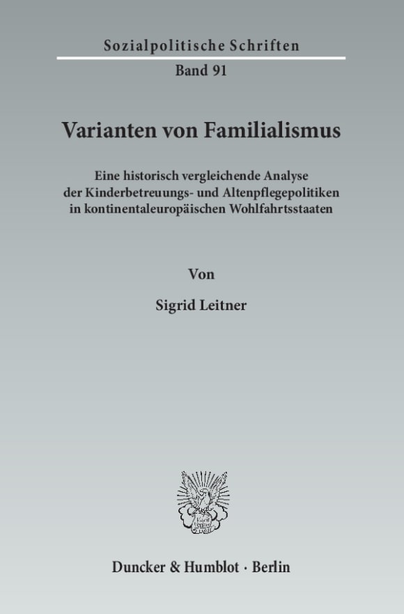 Cover Varianten von Familialismus