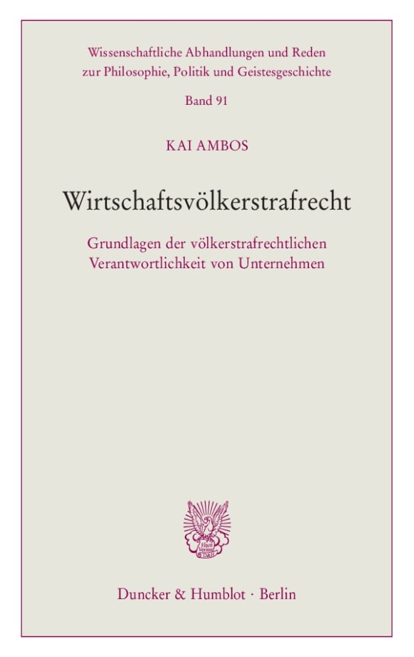 Cover Wirtschaftsvölkerstrafrecht