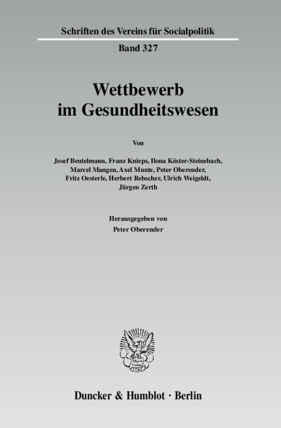 Cover Wettbewerb im Gesundheitswesen