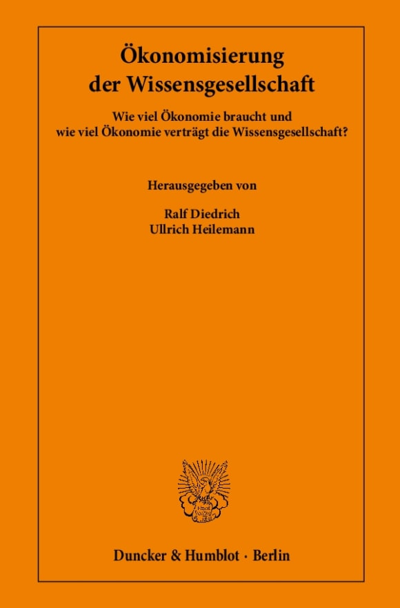 Cover Ökonomisierung der Wissensgesellschaft