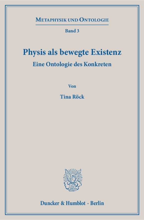 Cover Physis als bewegte Existenz