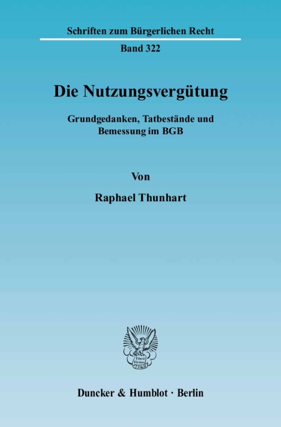 Cover Die Nutzungsvergütung