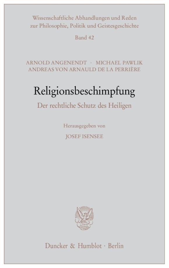 Cover Religionsbeschimpfung